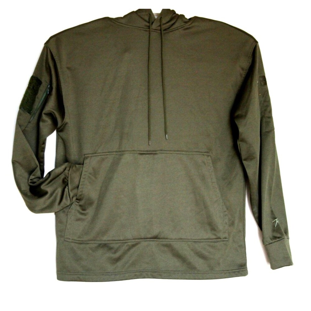 Rothco Concealed Carry CCW Hoodie Mens Medium Polyester Tactical Outdoor Green